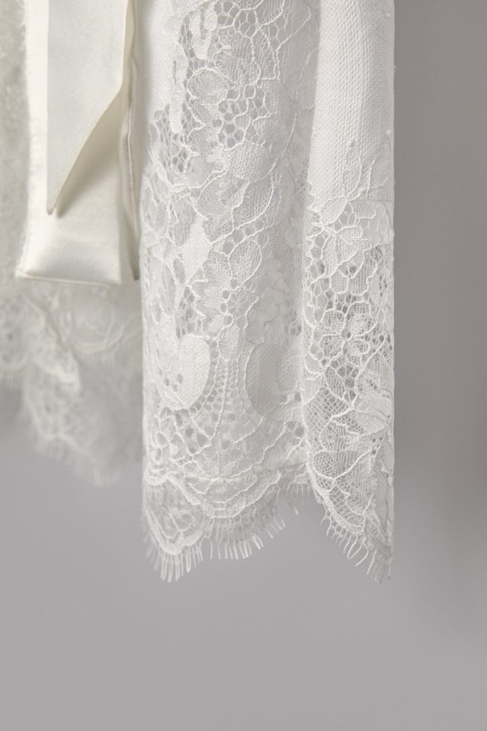 Helena bridal lingerie robe – detail 5