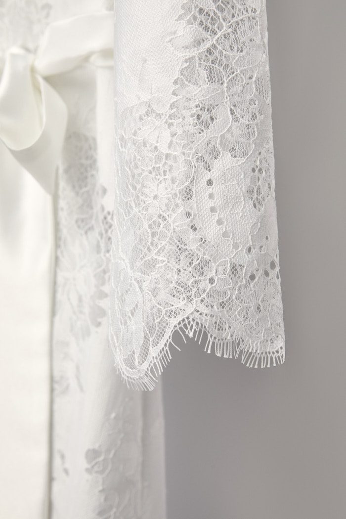 Helena bridal lingerie robe – detail 8