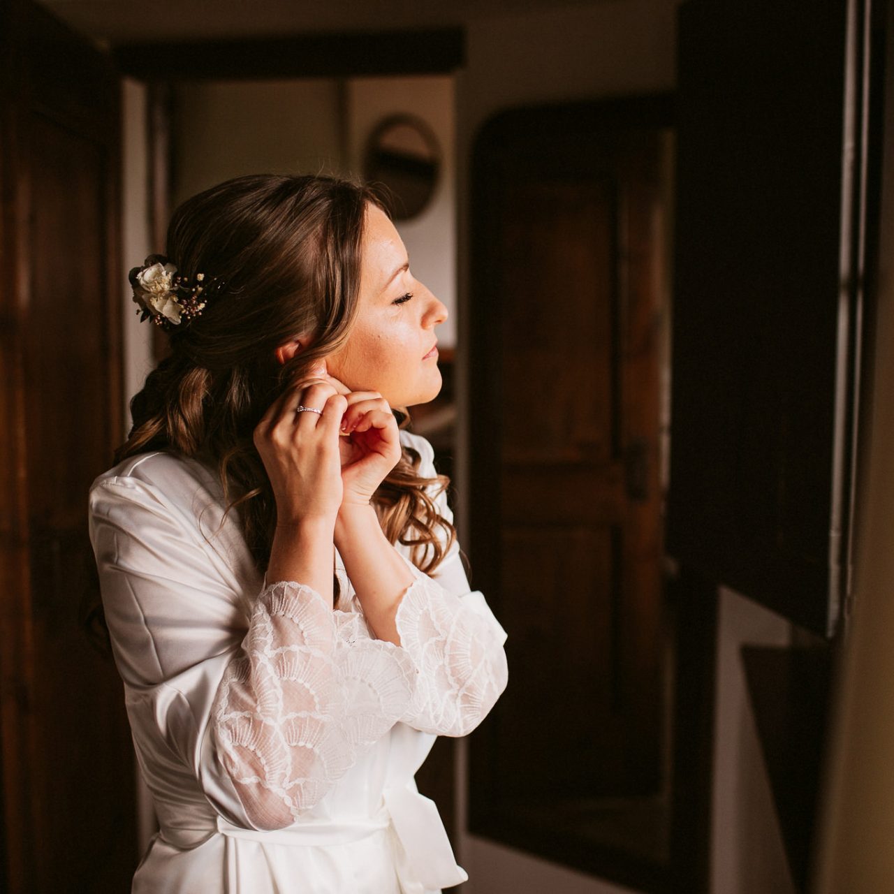 Así luce la bata de novia Lola el día de tu boda