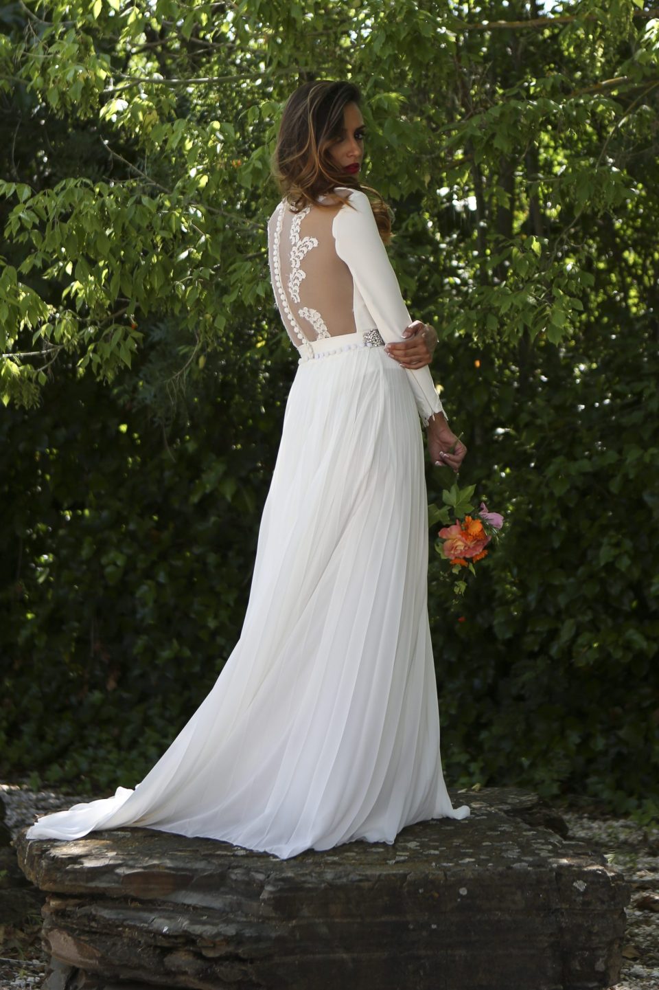Nuevo diseño exclusivo de vestido de novia a medida de María Palomo