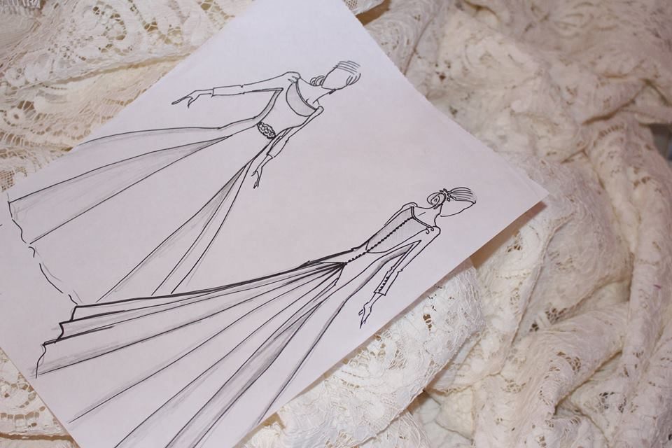 El secreto tras un vestido de novia a medida