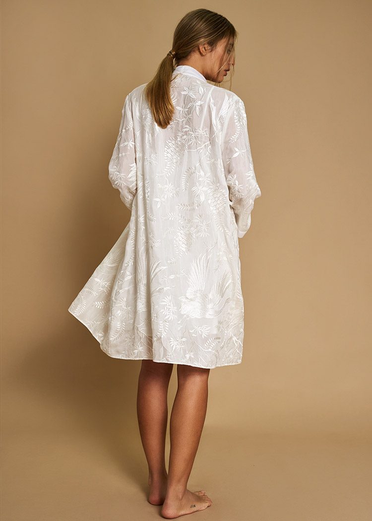 Long Manila bridal robe