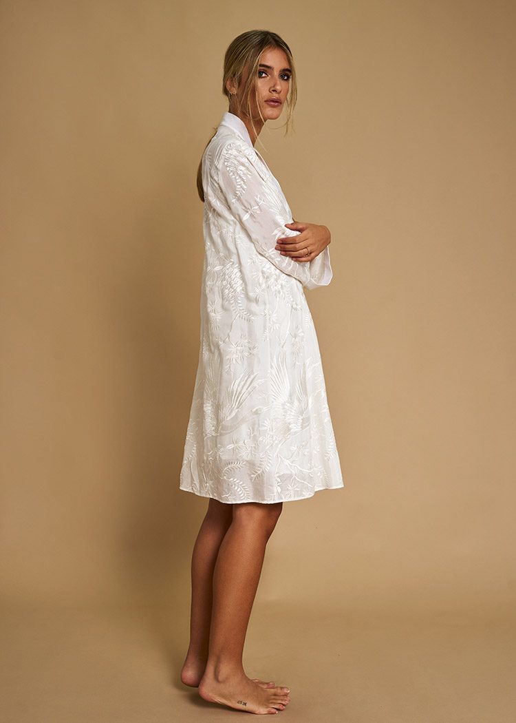 Long-sleeved Manila bridal robe