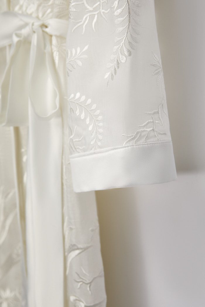 Manila bridal robe – detail 6