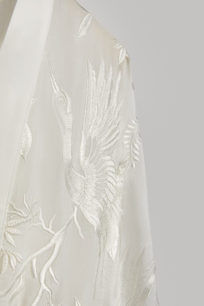 Manila bridal robe – detail 7