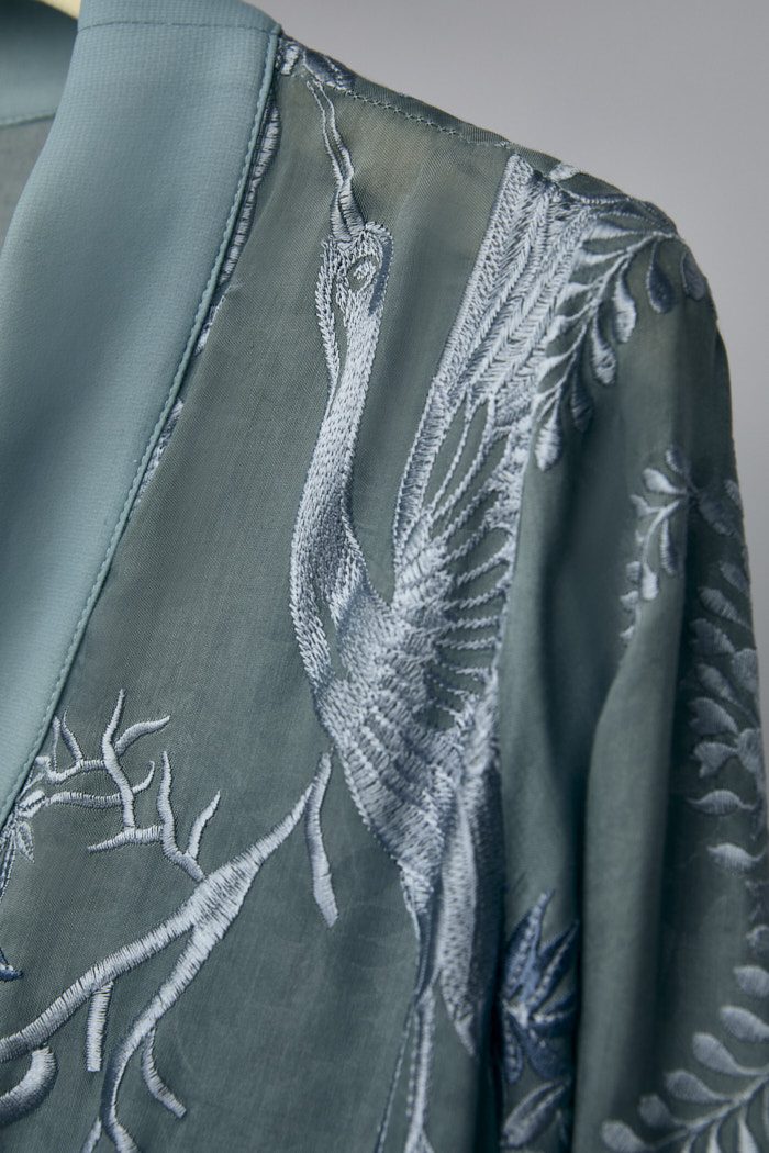 Manila bridal robe – detail 12
