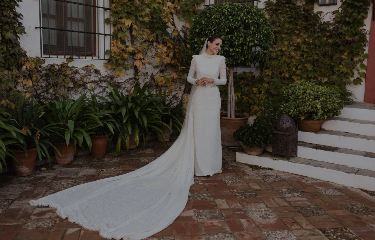 Vestido de novia a medida de María Palomo Couture