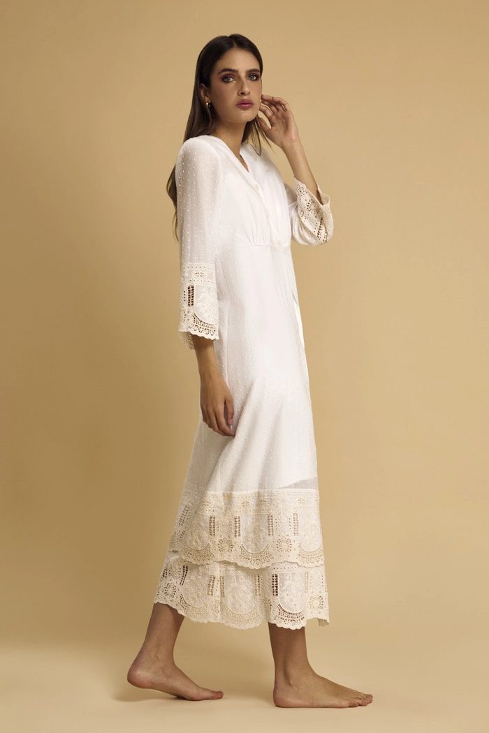Bata de novia vintage Claudine