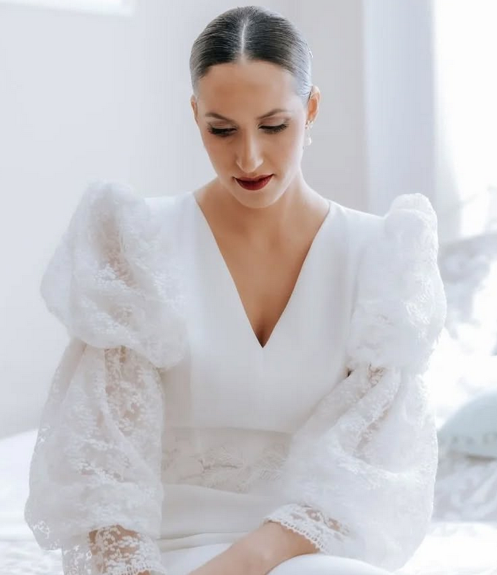 3 tendencias en peinados de novia para 2025 9 peinado de novia para 2025. Contacta con María Palomo Couture para diseñar tu vestido de novia